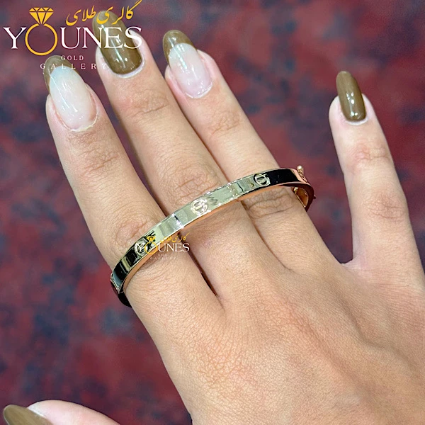 النگو طلا لاو کارتیر رزگلد